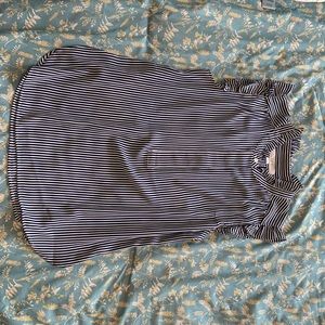 Small Striped Ruffle Top - Loft
